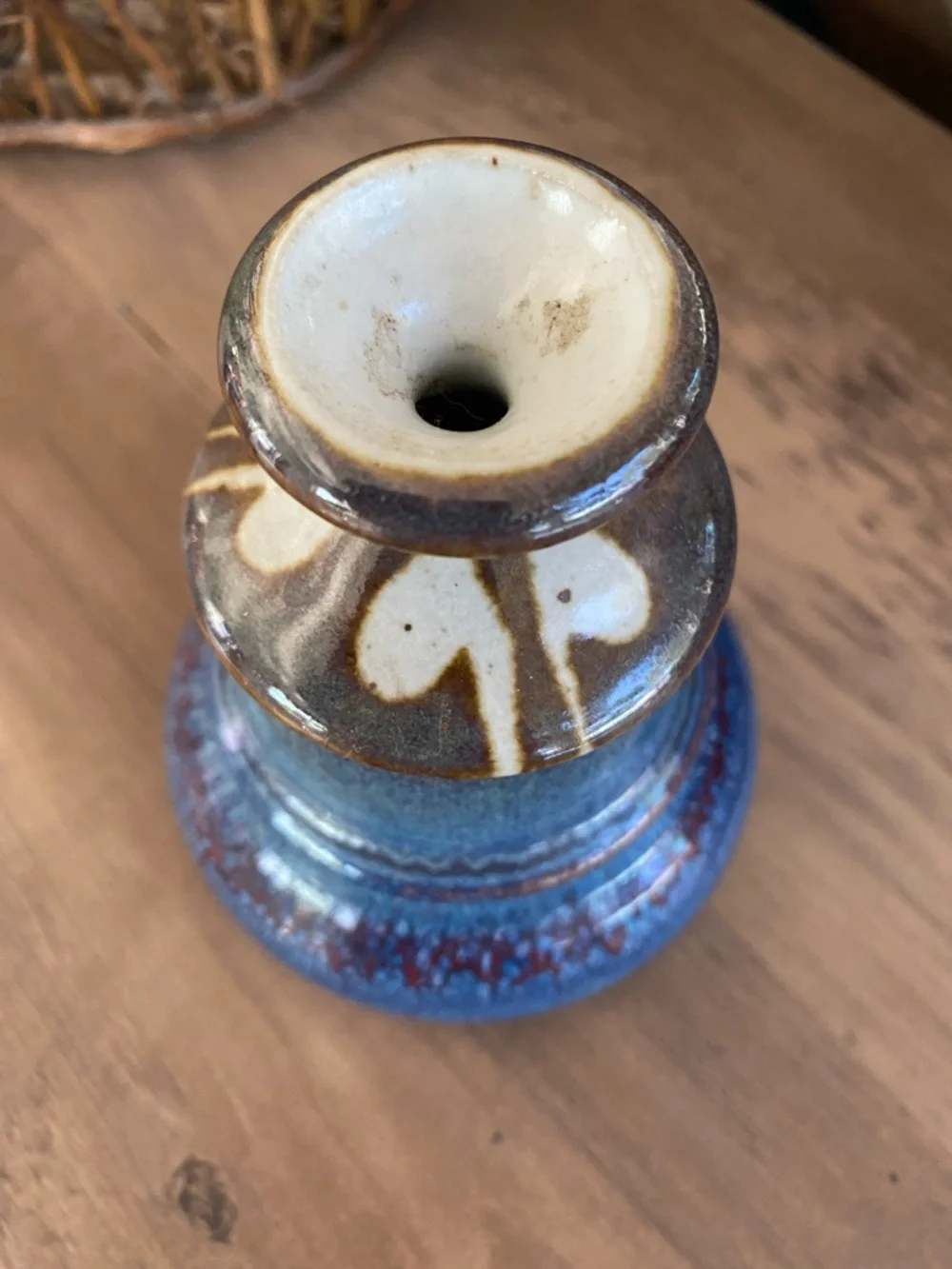 🍀 Charles Piatt Vintage Hand Thrown Bud Vase